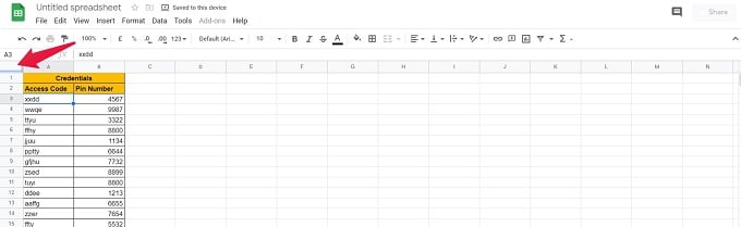 Freeze rows in Google Sheets