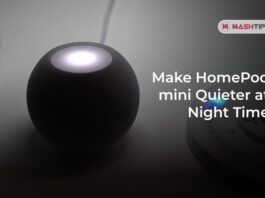 Make HomePod mini Quieter at Night Time
