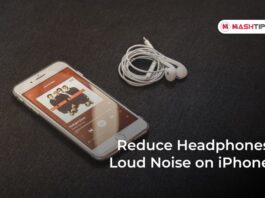 Reduce Headphones Loud Noise on iPhone
