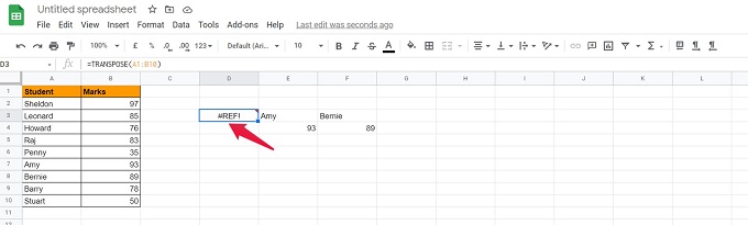 How to Convert Rows to Columns in Google Sheets - 29