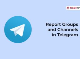 Report Groups and Channels in Telegram