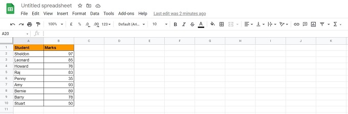 How to Convert Rows to Columns in Google Sheets - 9