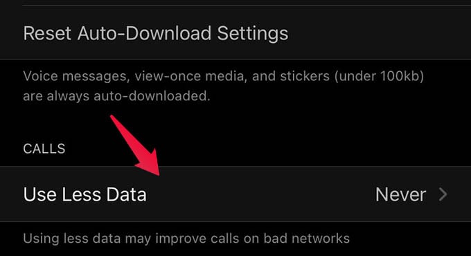 Use Less Data in Signal Calls