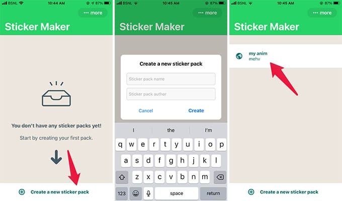 Create Custom Animated Sticker Pack on iPhone