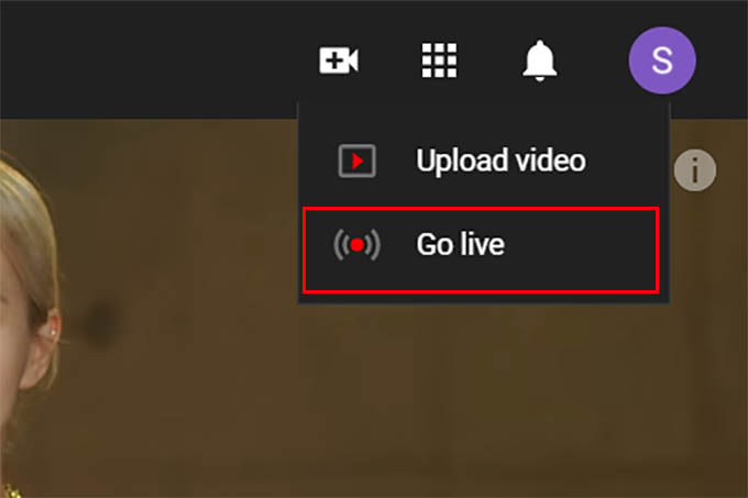 Create Live Streaming in YouTube