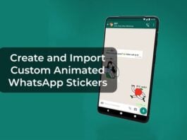 Create and Import Custom Animated WhatsApp Stickers