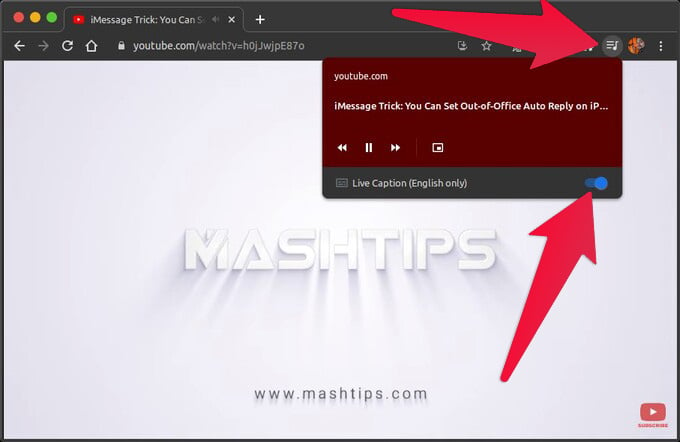 Enable Live Captions on Google Chrome