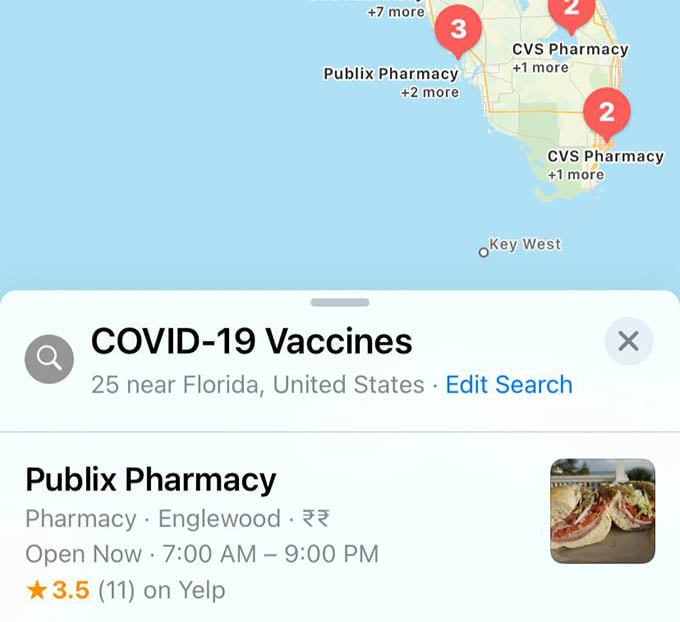 How to Find COVID 19 Vaccination Locations Near on Your iPhone - 11