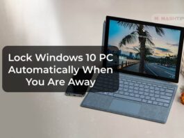 Lock Windows 10 PC Automatically When You Are Away