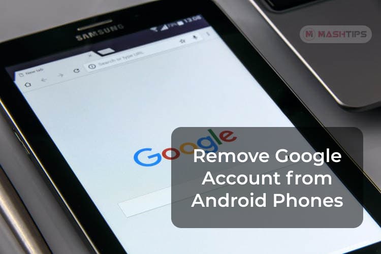 remove google account from phone software