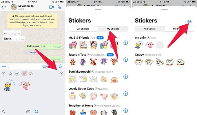 how to make whatsapp stickers iphone