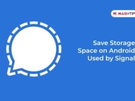 Save Storage Space on Android Used by Signal