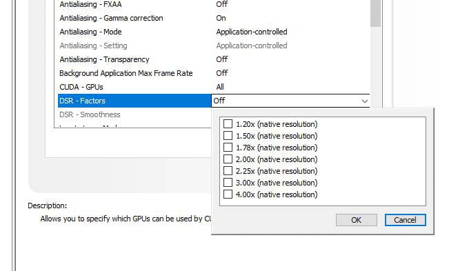 Set Resolution in Nvidia GPU to Play Games in 4K on 1080P Monitor