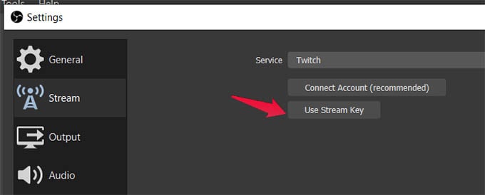 Stream with Stream Key on Twitch Using OBS Studio