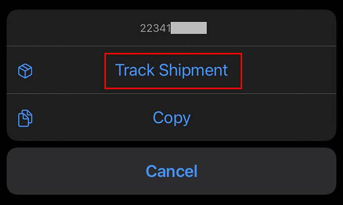 Track Shipment Easily on iPhone