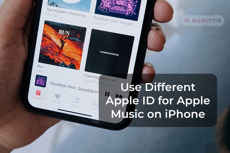 use different apple id for apple music