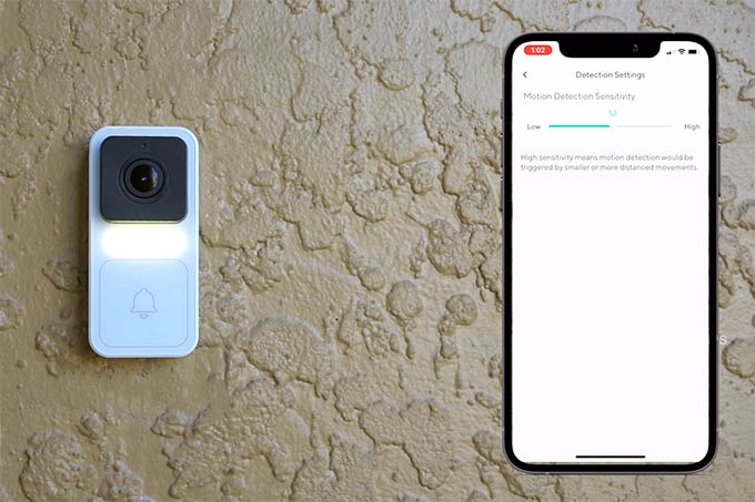 Wyze Doorbell Camera Motion Detection Sensitivity