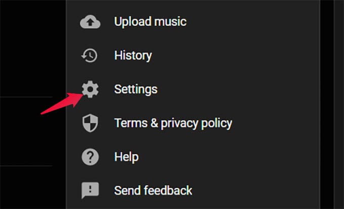 YouTube Music Desktop Settings