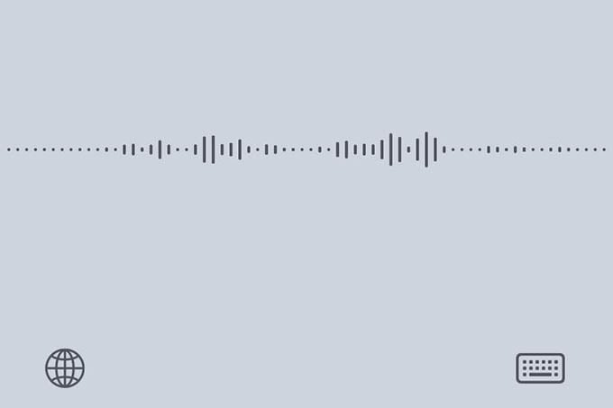 iPhone Keyboard Voice Typing