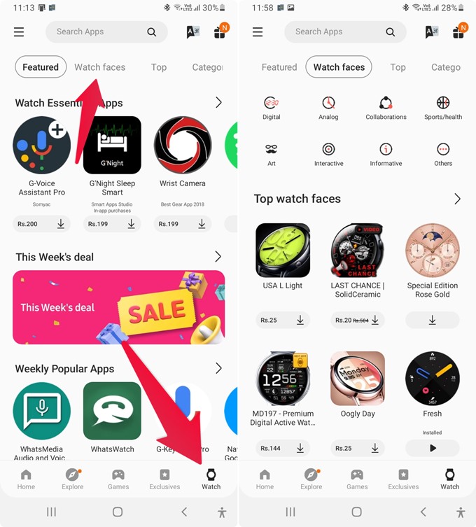 How to Add and Change Watch Faces on Samsung Galaxy Smartwatch - 11