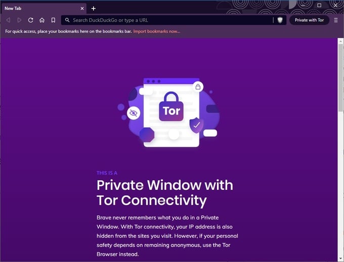 Browse In Private With Tor