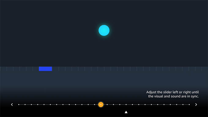 Calibrate Lip Sync on Fire TV