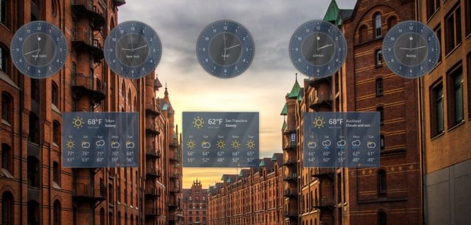 Best Desktop Weather Widgets For Windows Computers MashTips