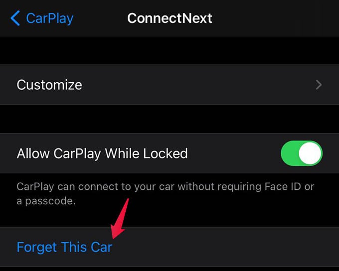 Forget CarPlay Connected Car on iPhone