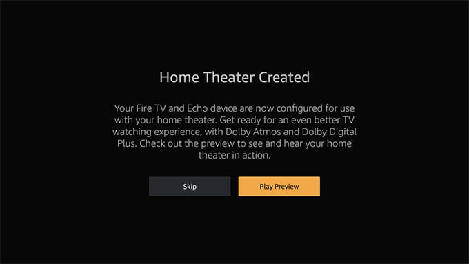 Home Theatre Created with Fire TV and Echo Speaker