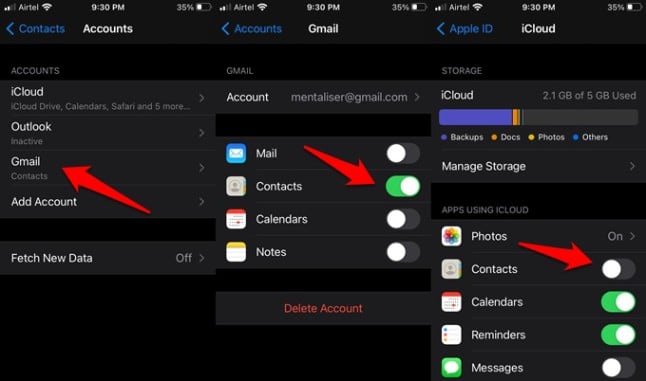 How to Sync Contacts to Google Gmail Account on Android and iPhone - 15