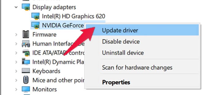 Update Graphics Driver Windows 10