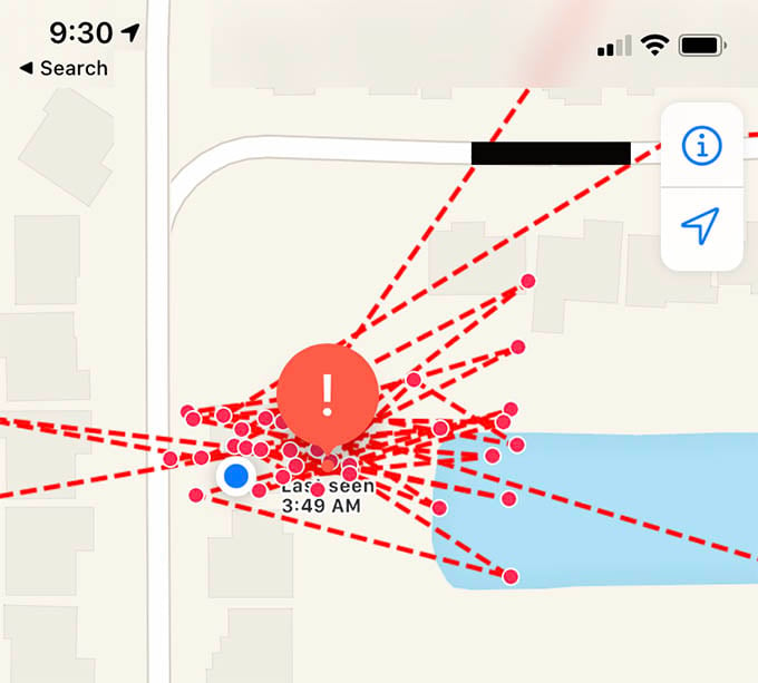 AirTag Location History