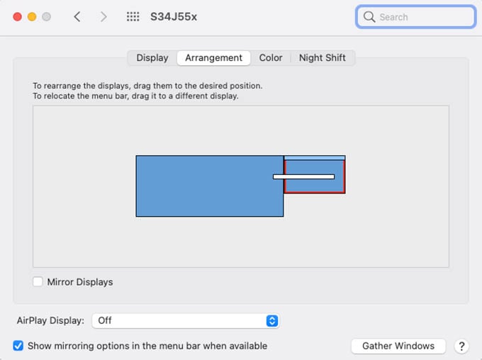 Change Mac Primary Monitor