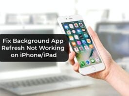Fix iPhone Background App Refresh Not Working