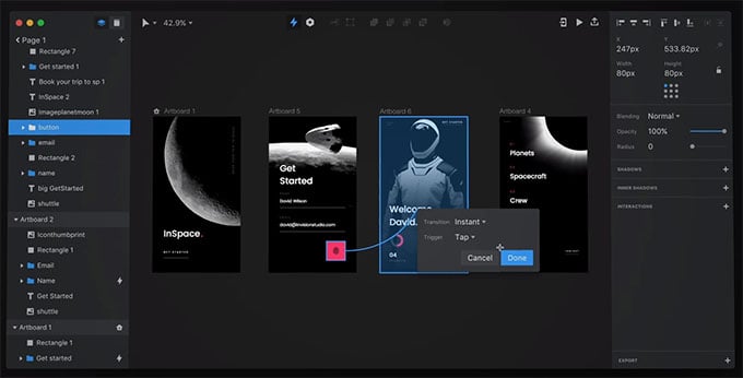 Invision Studio UI UX Prototyping Tool