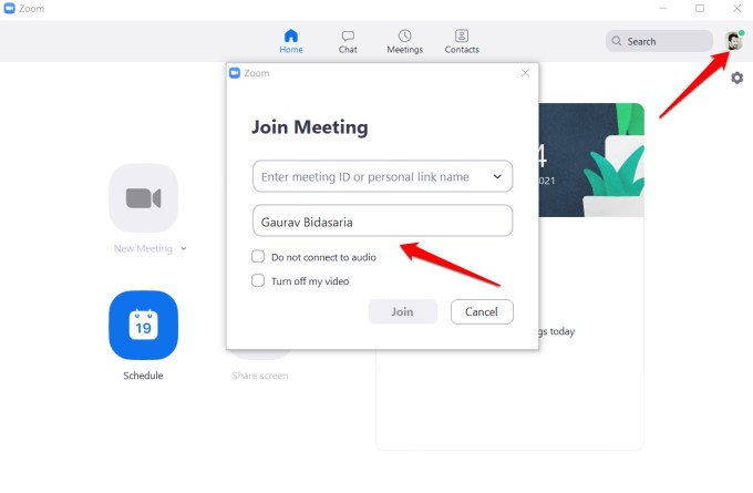 zoom id used multiple meetings