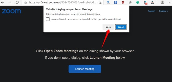 auto join zoom meeting