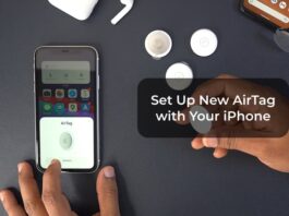 Set Up New AirTag with Your iPhone