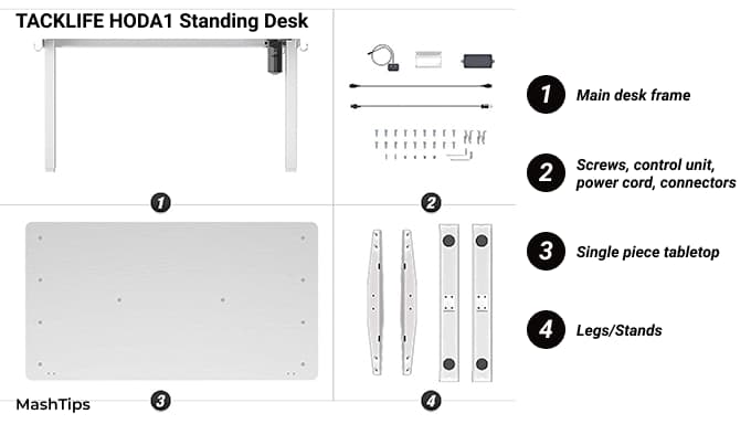 TACKLIFE Electric Standing Desk to Tackle Fatigue at Work - 30