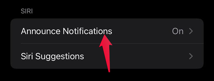 Announce Notifications on iPhone