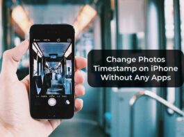 Change Photos Timestamp on iPhone Without Any Apps