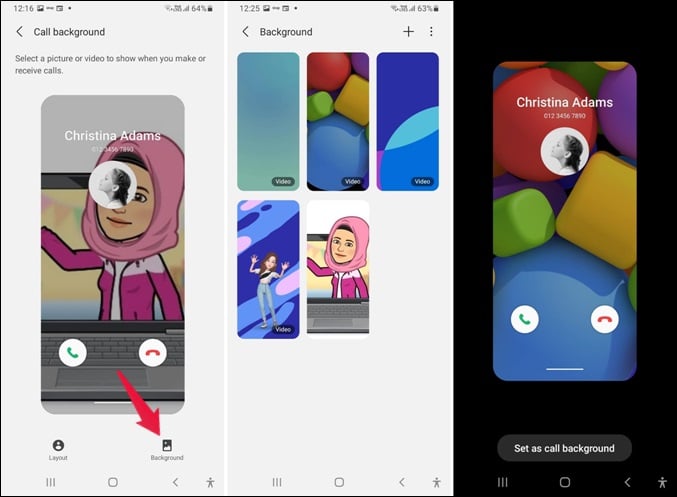 How to Change Call Screen Background in Samsung Phones - 62