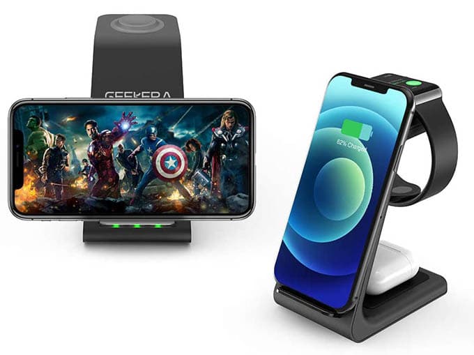 Geekera 3 in 1 Wireless Charger