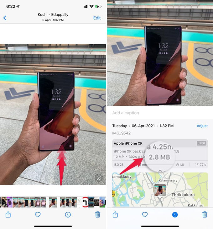How to See Photo Size on iPhone