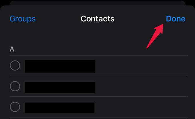 Select Allowed Contacts During Focus