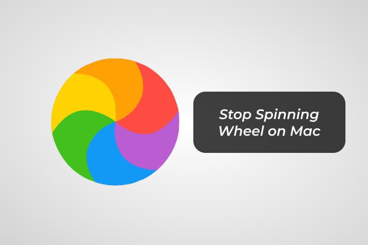 imac spinning wheel after a few minutes