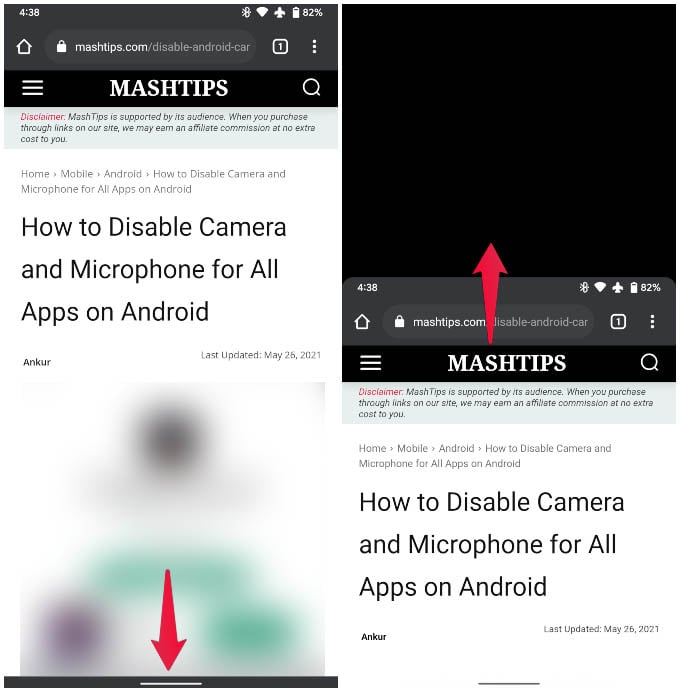 Use Android One Handed Mode on Android 12