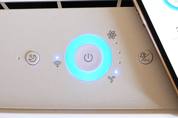 Zigma Air Purifier Control Buttons