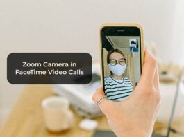 Zoom Camera in FaceTime Video Calls