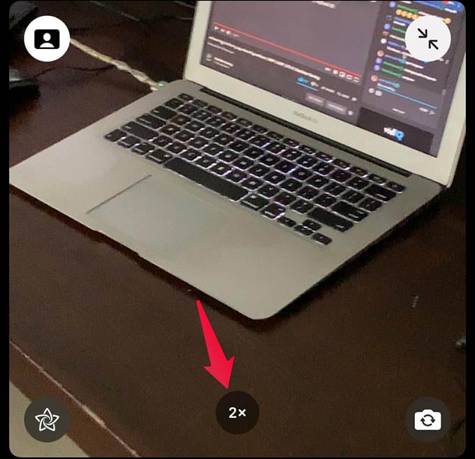 How to Zoom Camera During FaceTime Calls - 6